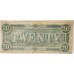 UNITED STATES OF AMERICA 1864 . TWENTY 20 DOLLARS BANKNOTE